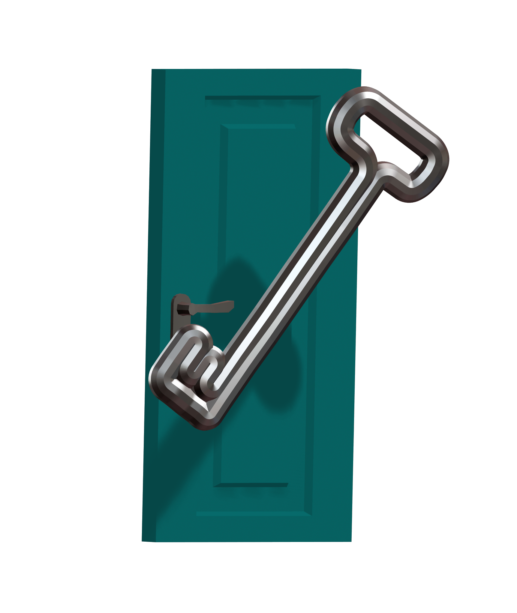 NaydIT Door with Metal Key